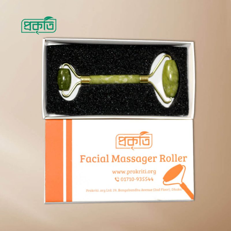 Facial Massage Roller - Jade Roller - ফেসিয়াল ম্যাসাজ রোলার (জেড রোলার) - Image 2